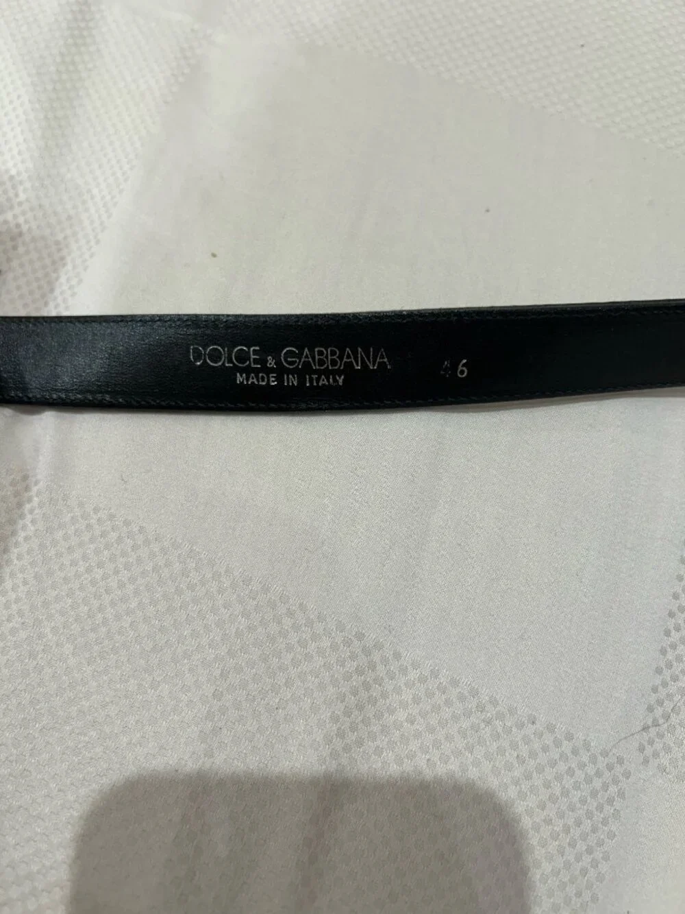 DOLCE & GABBANA Patent Leather Belt